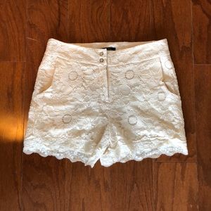 Hight Waisted Lace Shorts